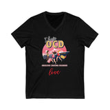 OCD Unisex V-Neck Tee - Lht