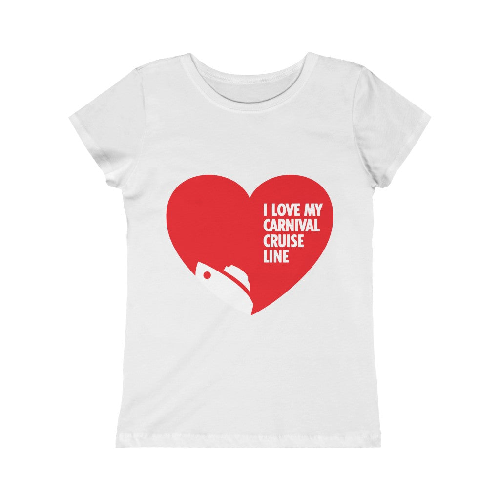 Girls I Love My Carnival Cruise Line Tee - Boat (9 colors)