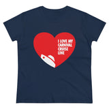 Gildan Women's Tee - I Love My Carnival Cruise Line