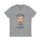 Unisex V-Neck Tee - One Cocktail at a Time