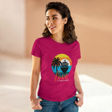 Gildan Women's Tee - Cruise Sunset