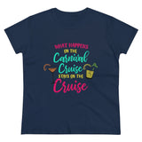 Gildan Women's Tee - What Happens on the Carnival Cruise